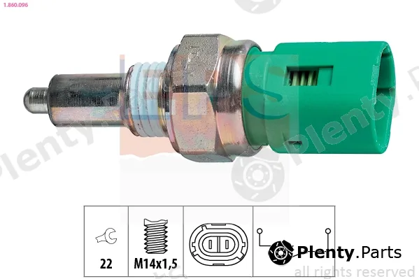 EPS 1.860.096 — Switch, reverse light Made in Italy - OE Equivalent