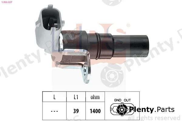 EPS 1.953.327 — Sensor, crankshaft pulse Made in Italy - OE Equivalent