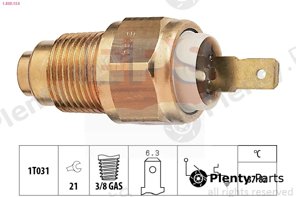 EPS 1.850.154 — Temperature Switch, radiator fan Made in Italy - OE Equivalent