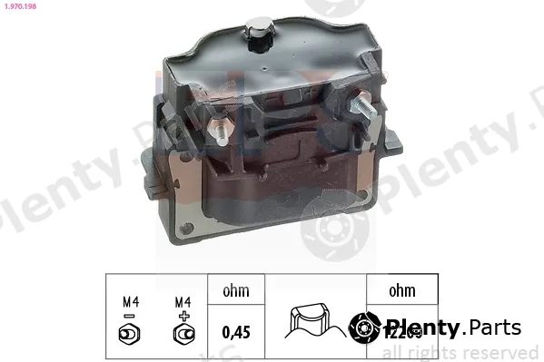 EPS 1.970.198 — Ignition Coil Made in Italy - OE Equivalent
