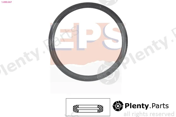 EPS 1.890.567 — Seal, thermostat Made in Italy - OE Equivalent