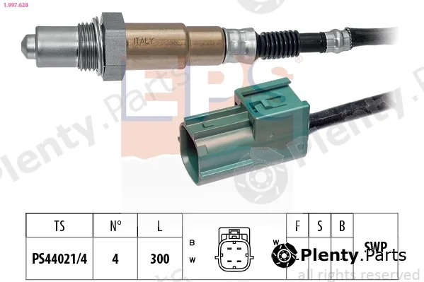 EPS 1.997.628 — Lambda Sensor Made in Italy - OE Equivalent