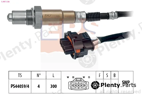 EPS 1.997.136 — Lambda Sensor Made in Italy - OE Equivalent