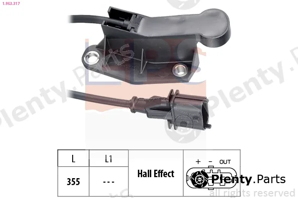 EPS 1.953.317 — Sensor, camshaft position Made in Italy - OE Equivalent