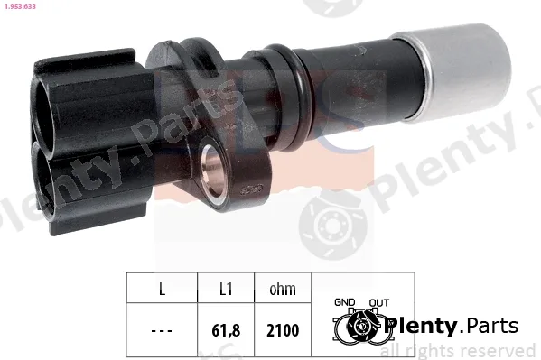 EPS 1.953.633 — Sensor, crankshaft pulse Made in Italy - OE Equivalent