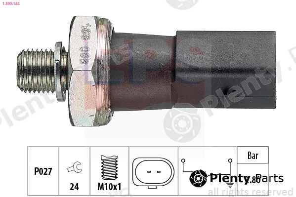 EPS 1.800.185 — Oil Pressure Switch Made in Italy - OE Equivalent