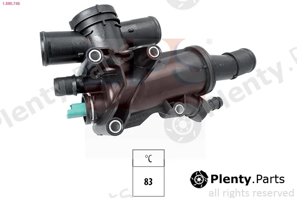 EPS 1.880.748 — Thermostat, coolant Made in Italy - OE Equivalent