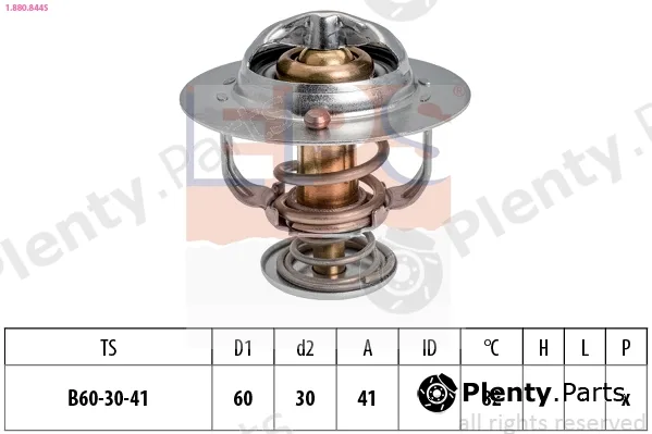 EPS 1.880.844S — Thermostat, coolant Made in Italy - OE Equivalent