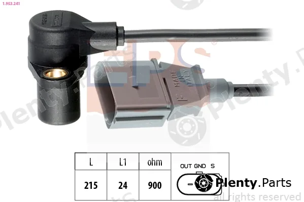 EPS 1.953.241 — Sensor, crankshaft pulse Made in Italy - OE Equivalent