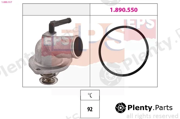 EPS 1.880.157 — Thermostat, coolant Made in Italy - OE Equivalent