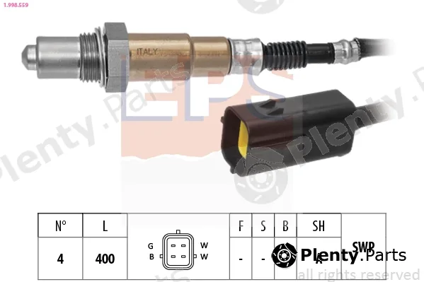 EPS 1.998.559 — Lambda Sensor Made in Italy - OE Equivalent
