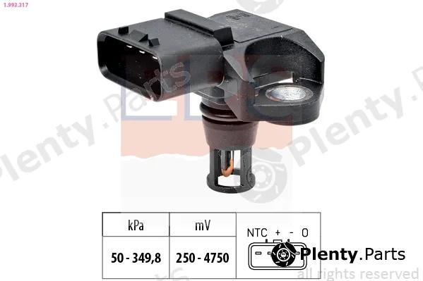 EPS 1.993.317 — Air Pressure Sensor, altitude adaption Made in Italy - OE Equivalent
