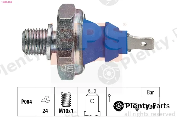 EPS 1.800.108 — Oil Pressure Switch Made in Italy - OE Equivalent