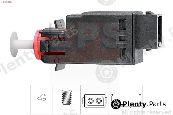 EPS 1.810.058 — Stop Light Switch Made in Italy - OE Equivalent