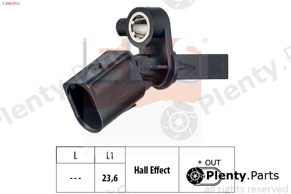 EPS 1.960.013 — Sensor, wheel speed Made in Italy - OE Equivalent
