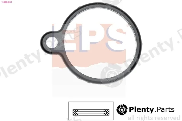 EPS 1.890.651 — Seal, thermostat Made in Italy - OE Equivalent