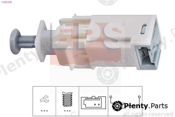 EPS 1.810.226 — Switch, clutch control (cruise control) Made in Italy - OE Equivalent