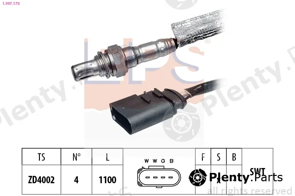 EPS 1.997.170 — Lambda Sensor Made in Italy - OE Equivalent