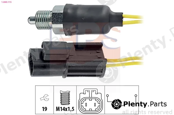 EPS 1.860.115 — Switch, reverse light Made in Italy - OE Equivalent