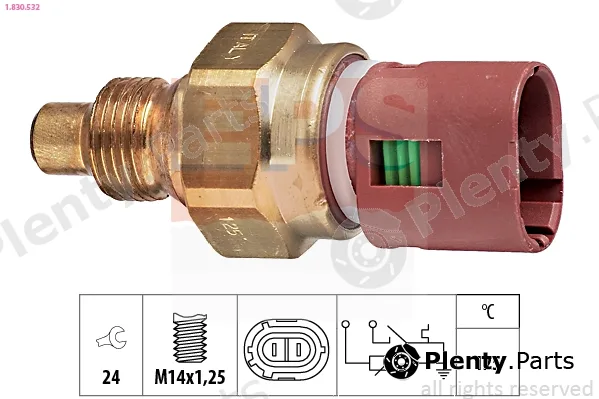 EPS 1.830.532 — Sensor, coolant temperature Made in Italy - OE Equivalent