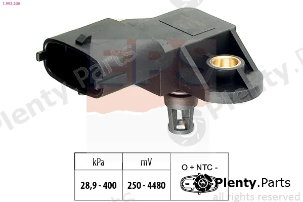 EPS 1.993.206 — Air Pressure Sensor, altitude adaption Made in Italy - OE Equivalent