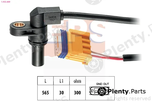 EPS 1.953.469 — RPM Sensor, automatic transmission Made in Italy - OE Equivalent