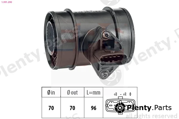 EPS 1.991.290 — Mass Air Flow Sensor Made in Italy - OE Equivalent