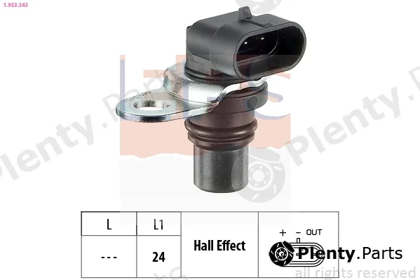 EPS 1.953.343 — Sensor, camshaft position Made in Italy - OE Equivalent
