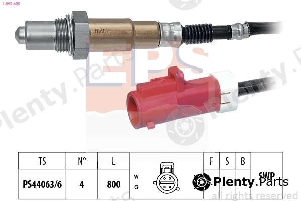 EPS 1.997.609 — Lambda Sensor Made in Italy - OE Equivalent