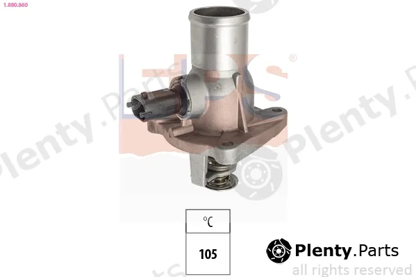 EPS 1.880.860 — Thermostat, coolant Made in Italy - OE Equivalent