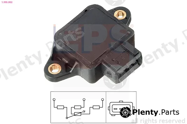 EPS 1.995.002 — Sensor, throttle position Made in Italy - OE Equivalent