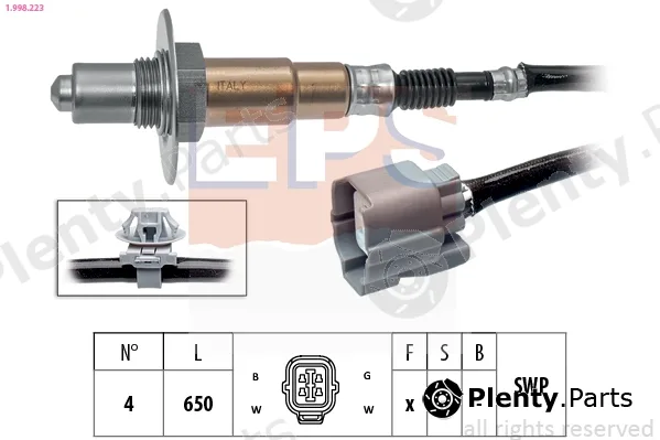 EPS 1.998.223 — Lambda Sensor Made in Italy - OE Equivalent