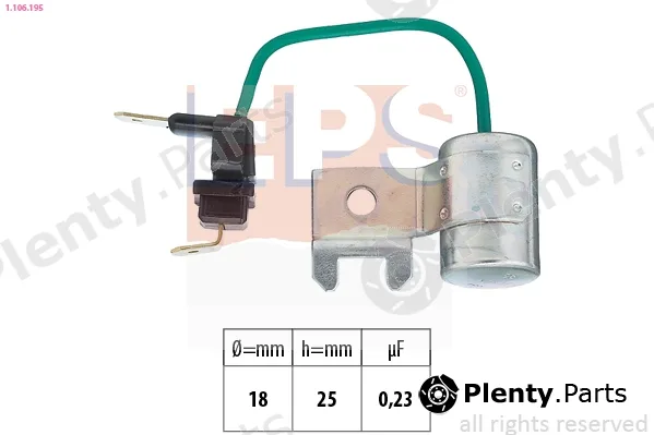 EPS 1.106.195 — Capacitor, ignition system Made in Italy - OE Equivalent