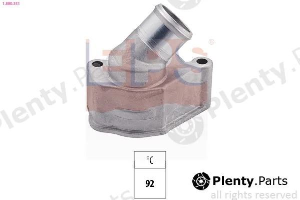 EPS 1.880.351 — Thermostat, coolant Made in Italy - OE Equivalent