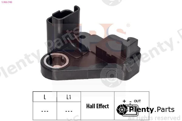 EPS 1.953.743 — Sensor, crankshaft pulse OE Equivalent