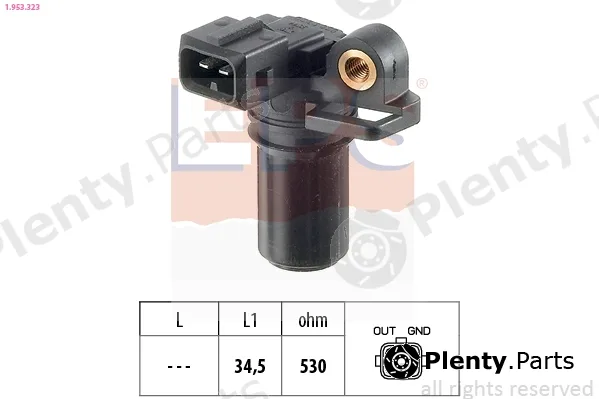 EPS 1.953.323 — Sensor, crankshaft pulse Made in Italy - OE Equivalent