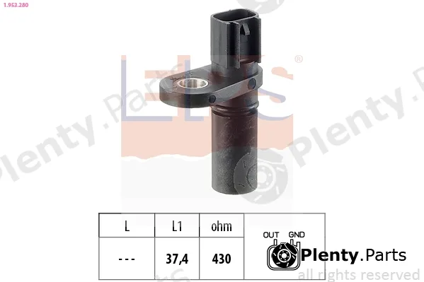 EPS 1.953.280 — Sensor, crankshaft pulse Made in Italy - OE Equivalent
