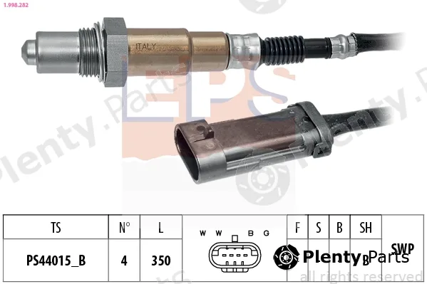 EPS 1.998.282 — Lambda Sensor Made in Italy - OE Equivalent