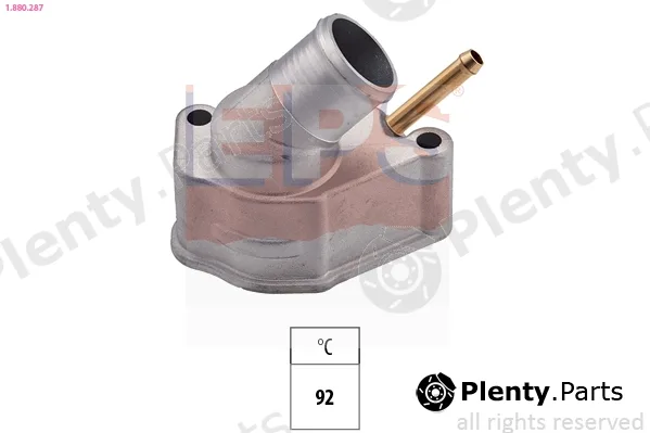 EPS 1.880.287 — Thermostat, coolant Made in Italy - OE Equivalent
