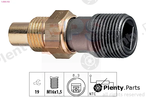 EPS 1.830.102 — Sensor, coolant temperature Made in Italy - OE Equivalent