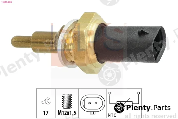 EPS 1.830.405 — Sensor, coolant temperature Made in Italy - OE Equivalent