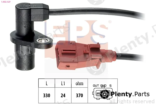 EPS 1.953.127 — Sensor, crankshaft pulse Made in Italy - OE Equivalent