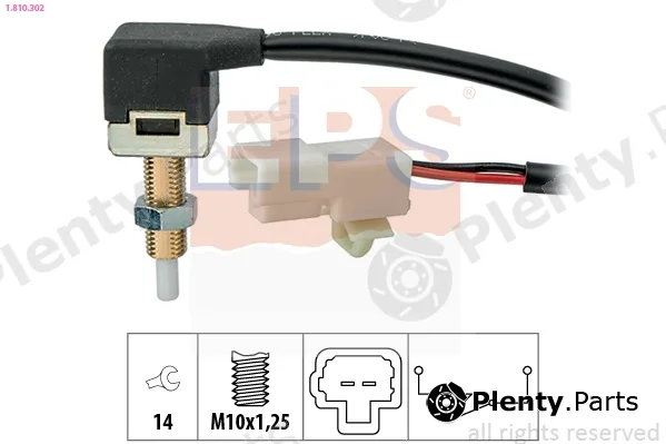 EPS 1.810.302 — Switch, clutch control (cruise control) Made in Italy - OE Equivalent