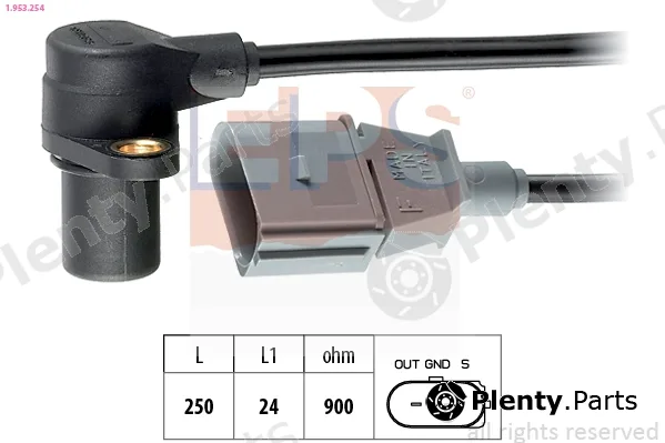 EPS 1.953.254 — Sensor, crankshaft pulse Made in Italy - OE Equivalent