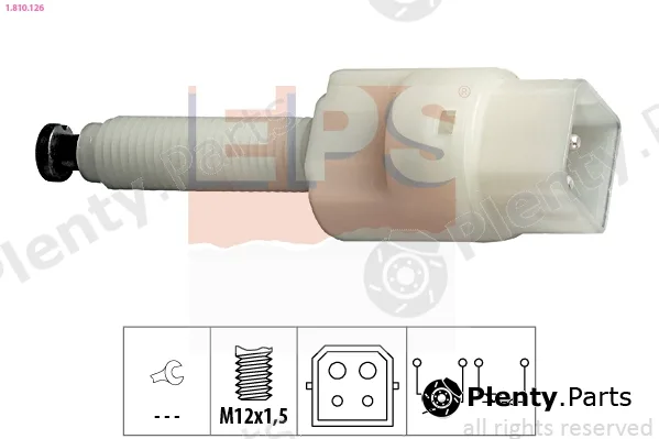 EPS 1.810.126 — Stop Light Switch Made in Italy - OE Equivalent