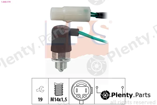 EPS 1.860.179 — Switch, reverse light Made in Italy - OE Equivalent
