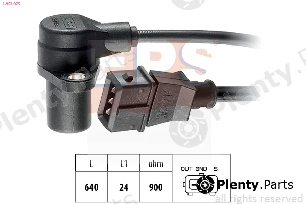 EPS 1.953.075 — Sensor, crankshaft pulse Made in Italy - OE Equivalent