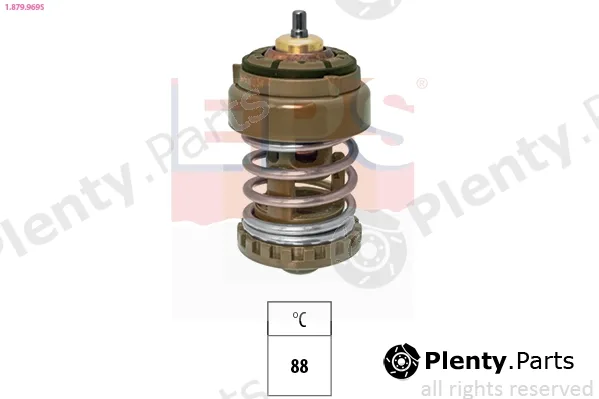EPS 1.879.969S — Thermostat, coolant Made in Italy - OE Equivalent