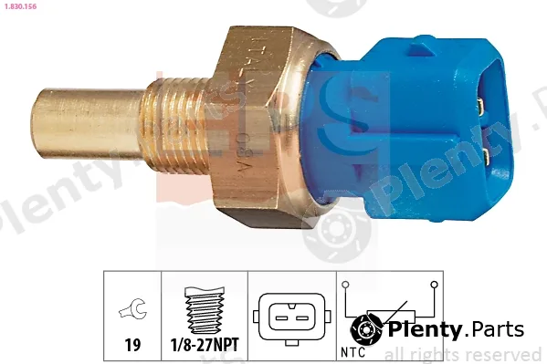 EPS 1.830.156 — Sensor, coolant temperature Made in Italy - OE Equivalent