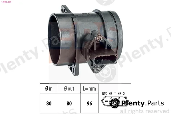 EPS 1.991.331 — Mass Air Flow Sensor Made in Italy - OE Equivalent